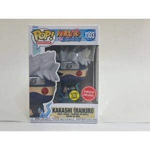 Funko Pop 1103 Naruto Shippuden Kakashi Raikiri GameStop Exclusive GITD